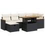 Set de sofás de jardín y cojines 8 piezas ratán sintético negro de , Conjuntos de jardín - Ref: Foro24-3328113, Precio: 458,9...