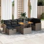 Juego de sofás jardín con cojines 5 pzas ratán sintético gris de , Conjuntos de jardín - Ref: Foro24-3328124, Precio: 529,65 ...