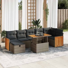 Juego de sofás jardín con cojines 5 pzas ratán sintético gris de , Conjuntos de jardín - Ref: Foro24-3328166, Precio: 540,97 ...