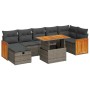 Juego de sofás jardín con cojines 5 pzas ratán sintético gris de , Conjuntos de jardín - Ref: Foro24-3328166, Precio: 540,97 ...