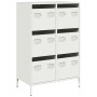 Aparador acero blanco 68x39x101,5 cm de , Aparadores - Ref: Foro24-851225, Precio: 128,88 €, Descuento: %