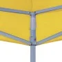 Techo de carpa para celebraciones amarillo 3x3 m 270 g/m² de vidaXL, Cubiertas para carpas y cenadores - Ref: Foro24-315326, ...