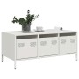 Mesa de centro acero laminado en frío blanco 101,5x50x43,5 cm de , Mesas de centro - Ref: Foro24-851273, Precio: 111,57 €, De...