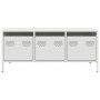 Mesa de centro acero laminado en frío blanco 101,5x50x43,5 cm de , Mesas de centro - Ref: Foro24-851273, Precio: 111,57 €, De...