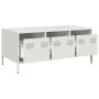 Mesa de centro acero laminado en frío blanco 101,5x50x43,5 cm de , Mesas de centro - Ref: Foro24-851273, Precio: 110,56 €, De...
