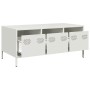 Mesa de centro acero laminado en frío blanco 101,5x50x43,5 cm de , Mesas de centro - Ref: Foro24-851273, Precio: 111,57 €, De...