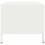Mesa de centro acero laminado en frío blanco 101,5x50x43,5 cm de , Mesas de centro - Ref: Foro24-851273, Precio: 110,56 €, De...