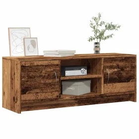 Mueble de TV madera ingeniería madera envejecida 102x30x37,5 cm de , Muebles TV - Ref: Foro24-855816, Precio: 56,99 €, Descue...