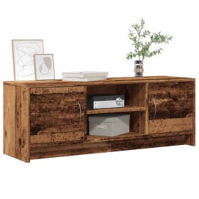 Mueble de TV madera ingeniería madera envejecida 102x30x37,5 cm de , Muebles TV - Ref: Foro24-855816, Precio: 57,89 €, Descue...