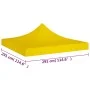 Techo de carpa para celebraciones amarillo 3x3 m 270 g/m² de vidaXL, Cubiertas para carpas y cenadores - Ref: Foro24-315326, ...