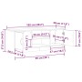 Mueble de TV madera ingeniería madera envejecida 102x30x37,5 cm de , Muebles TV - Ref: Foro24-855816, Precio: 57,89 €, Descue...