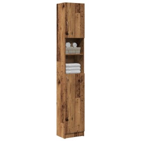 Armario de baño madera de ingeniería madera vieja 32x25,5x190cm de , Muebles de baño - Ref: Foro24-856048, Precio: 85,89 €, D...
