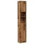 Armario de baño madera de ingeniería madera vieja 32x25,5x190cm de , Muebles de baño - Ref: Foro24-856048, Precio: 84,42 €, D...