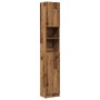 Armario de baño madera de ingeniería madera vieja 32x25,5x190cm de , Muebles de baño - Ref: Foro24-856048, Precio: 85,89 €, D...