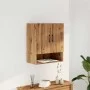 Armario de pared madera de ingeniería roble artesano 60x31x70cm de , Taquillas y armarios de almacenamiento - Ref: Foro24-857...