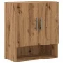 Armario de pared madera de ingeniería roble artesano 60x31x70cm de , Taquillas y armarios de almacenamiento - Ref: Foro24-857...