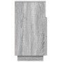 Mesilla de noche con 2 cajones gris sonoma 36x36x68 cm de , Mesitas de noche - Ref: Foro24-858588, Precio: 69,96 €, Descuento: %