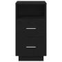 Mesillas de noche 2 uds con 2 cajones negro 36x36x68 cm de , Mesitas de noche - Ref: Foro24-858581, Precio: 104,75 €, Descuen...
