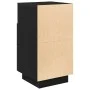 Mesillas de noche 2 uds con 2 cajones negro 36x36x68 cm de , Mesitas de noche - Ref: Foro24-858581, Precio: 103,12 €, Descuen...