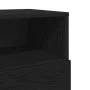 Mesillas de noche 2 uds con 2 cajones negro 36x36x68 cm de , Mesitas de noche - Ref: Foro24-858581, Precio: 103,12 €, Descuen...