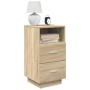 Mesitas de noche 2 uds con 2 cajones roble sonoma 36x36x68 cm de , Mesitas de noche - Ref: Foro24-858583, Precio: 102,40 €, D...