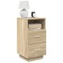 Mesitas de noche 2 uds con 2 cajones roble sonoma 36x36x68 cm de , Mesitas de noche - Ref: Foro24-858583, Precio: 101,49 €, D...