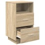 Mesitas de noche 2 uds con 2 cajones roble sonoma 36x36x68 cm de , Mesitas de noche - Ref: Foro24-858583, Precio: 102,40 €, D...
