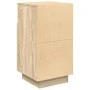 Mesitas de noche 2 uds con 2 cajones roble sonoma 36x36x68 cm de , Mesitas de noche - Ref: Foro24-858583, Precio: 101,49 €, D...