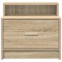 Mesilla de noche con cajón roble sonoma 51x31x47 cm de , Mesitas de noche - Ref: Foro24-858672, Precio: 41,08 €, Descuento: %