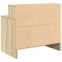 Mesilla de noche con cajón roble sonoma 51x31x47 cm by , Nightstands - Ref: Foro24-858672, Price: 44,06 €, Discount: %