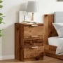 Mesitas de noche 2 uds madera ingeniería envejecida 40x36x65 cm de , Mesitas de noche - Ref: Foro24-856933, Precio: 97,88 €, ...
