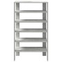 Mueble zapatero madera contrachapada gris hormigón 61x32x105 cm de , Zapateros y organizadores de calzado - Ref: Foro24-85986...