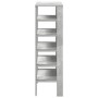 Mueble zapatero madera contrachapada gris hormigón 61x32x105 cm de , Zapateros y organizadores de calzado - Ref: Foro24-85986...