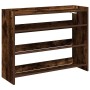 Zapatero madera contrachapada roble ahumado 80x25x62 cm de , Zapateros y organizadores de calzado - Ref: Foro24-859918, Preci...
