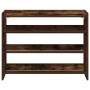Zapatero madera contrachapada roble ahumado 80x25x62 cm de , Zapateros y organizadores de calzado - Ref: Foro24-859918, Preci...