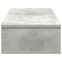 Estante de pared con cajones madera contrachapada gris hormigón de , Estantes y estanterías - Ref: Foro24-859953, Precio: 53,...