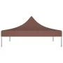 Techo de carpa para celebraciones marrón 2x2 m 270 g/m² de vidaXL, Cubiertas para carpas y cenadores - Ref: Foro24-315345, Pr...