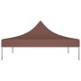 Techo de carpa para celebraciones marrón 2x2 m 270 g/m² de vidaXL, Cubiertas para carpas y cenadores - Ref: Foro24-315345, Pr...