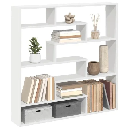 Estante cubo de pared 7 compartimentos madera ingeniería blanco de , Estantes y estanterías - Ref: Foro24-860022, Precio: 66,...
