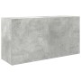 Mueble de pared baño madera ingeniería gris hormigón 80x25x40cm de , Tocadores de baño - Ref: Foro24-860088, Precio: 55,83 €,...