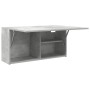 Mueble de pared baño madera ingeniería gris hormigón 80x25x40cm de , Tocadores de baño - Ref: Foro24-860088, Precio: 55,83 €,...