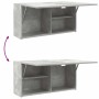Mueble de pared baño madera ingeniería gris hormigón 80x25x40cm de , Tocadores de baño - Ref: Foro24-860088, Precio: 55,83 €,...