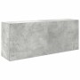 Mueble pared baño madera ingeniería gris hormigón 100x25x40 cm de , Tocadores de baño - Ref: Foro24-860106, Precio: 66,48 €, ...