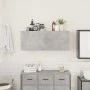 Mueble pared baño madera ingeniería gris hormigón 100x25x40 cm de , Tocadores de baño - Ref: Foro24-860106, Precio: 72,76 €, ...