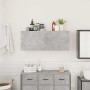 Mueble pared baño madera ingeniería gris hormigón 100x25x40 cm de , Tocadores de baño - Ref: Foro24-860106, Precio: 66,48 €, ...