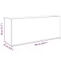 Mueble pared baño madera ingeniería gris hormigón 100x25x40 cm de , Tocadores de baño - Ref: Foro24-860106, Precio: 72,76 €, ...
