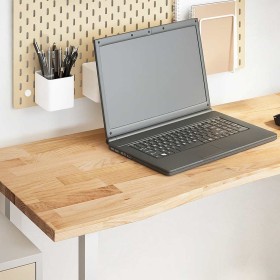 Tablero escritorio rectangular madera maciza roble sin tratar de , Tableros para mesas - Ref: Foro24-4009010, Precio: 95,23 €...