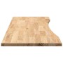 Tablero escritorio rectangular madera maciza roble sin tratar de , Tableros para mesas - Ref: Foro24-4009010, Precio: 95,23 €...