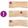 Tablero escritorio rectangular madera maciza roble sin tratar by , Table tops - Ref: Foro24-4009010, Price: 93,63 €, Discount: %