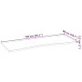 Tablero escritorio rectangular madera maciza roble sin tratar by , Table tops - Ref: Foro24-4009010, Price: 93,63 €, Discount: %